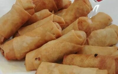 Filipino Chicken Egg Rolls, Lumpia