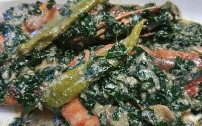 Ginataang Malunggay sa Hipon(Shrimps)