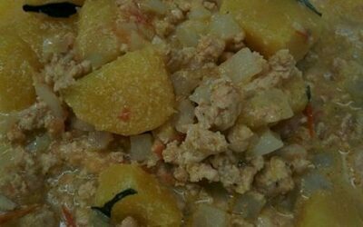 Sautéed Acorn Squash with Chicken