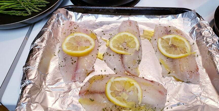 Lemon Baked Tilapia