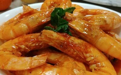 Halabos na Hipon, Marinated Stir-fried Shrimps