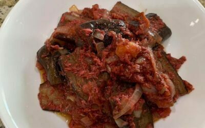 Ginisang Talong with Bagoong Alamang