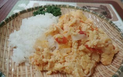 Scrambled Eggs & Steamed Rice