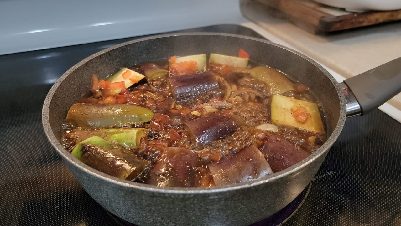 Adobong Galunggong sa Talong, Fish Mackerel Adobo/Filipino Eggrolls