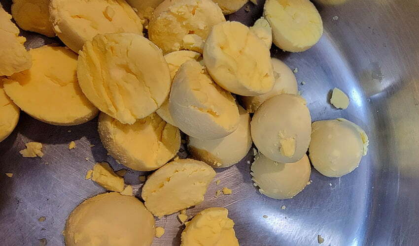filipino-eggrolls-deviled-eggs-yolk